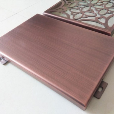 仿铜拉丝铝单板